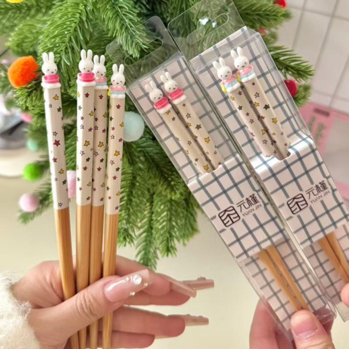 Kitchen Appliances Set - Kawaii Miffy Rabbit Chopsticks Cute Cartoon