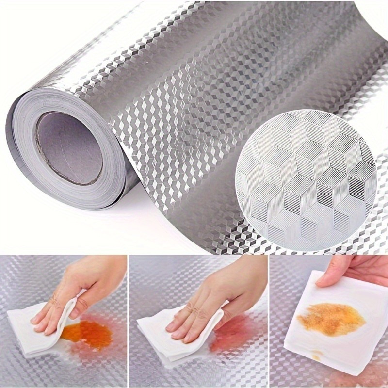 Kitchen Appliances Cabinet - YITAPE Kitchen Aluminum Foil Sticker Self