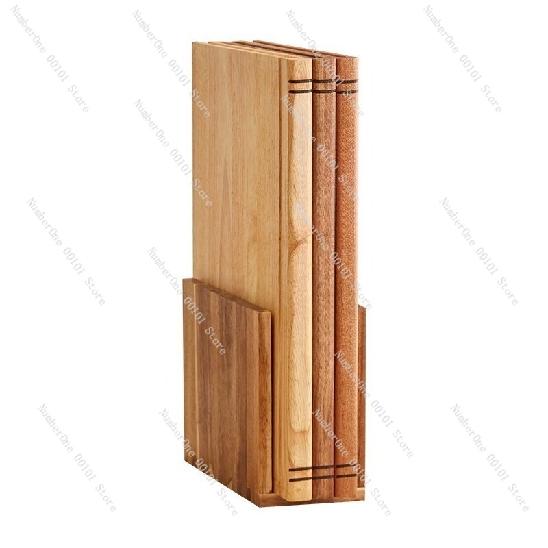 Kitchen Appliances Set - Elegant Solid Wood Book Shaped Cutting