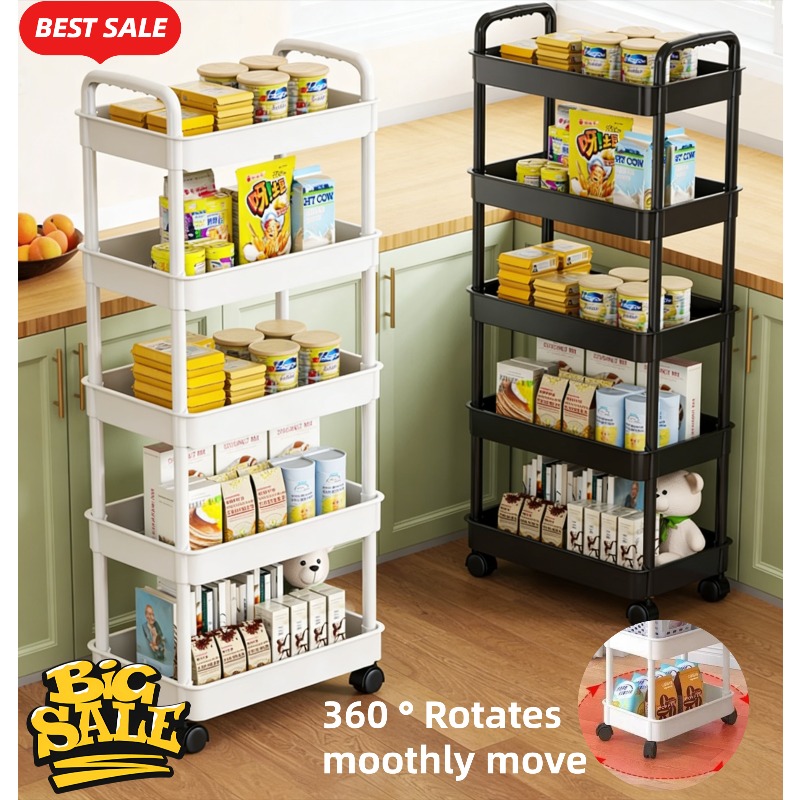 Kitchen Appliances Storage - Hot 5-tier Kitchen Storage Shelf, Mobile