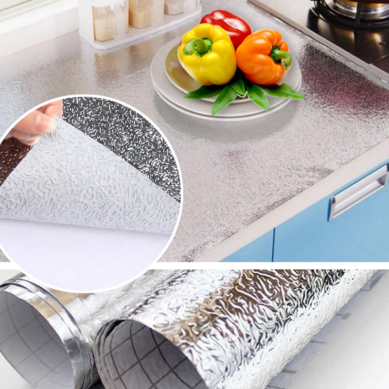 Kitchen Appliances Cabinet - Kitchen Wall Stickers Self-Adhesive Aluminum Foil