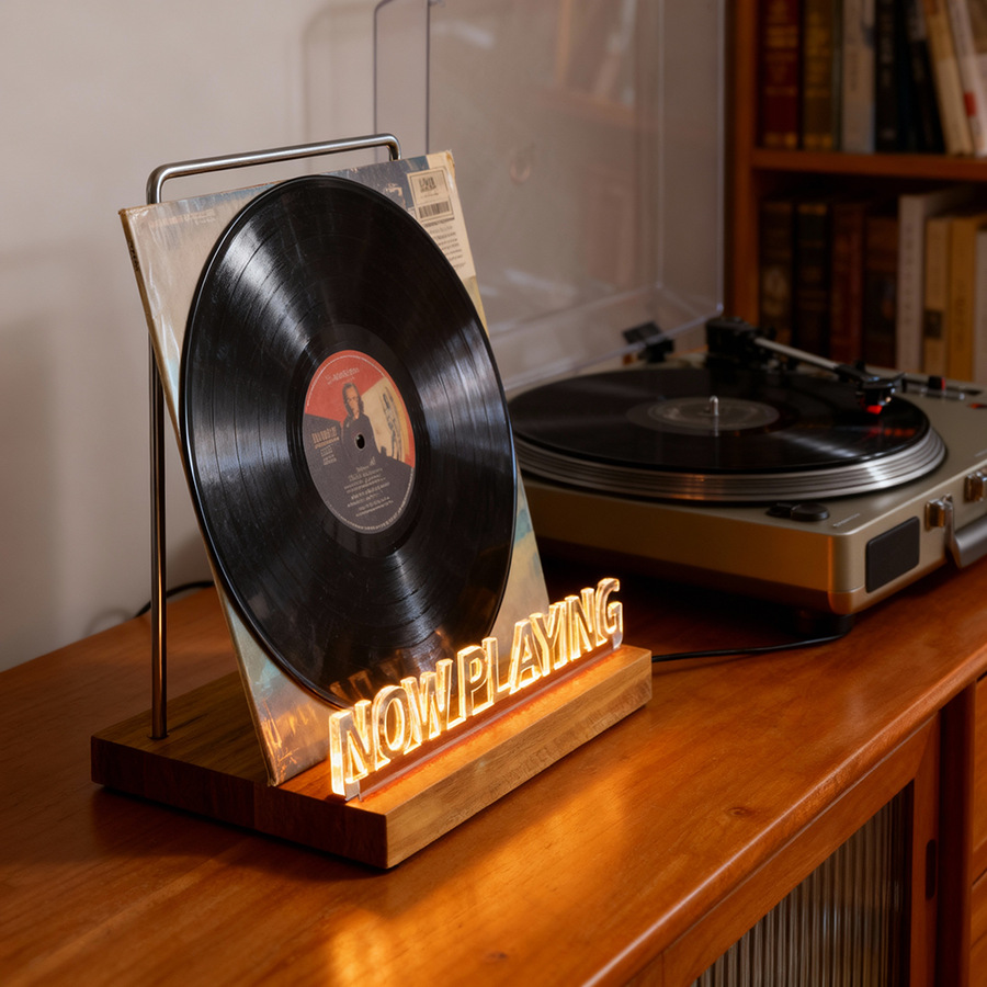 Kitchen Appliances Rack - Vinyl Record Holder Stand, Coffee Shop