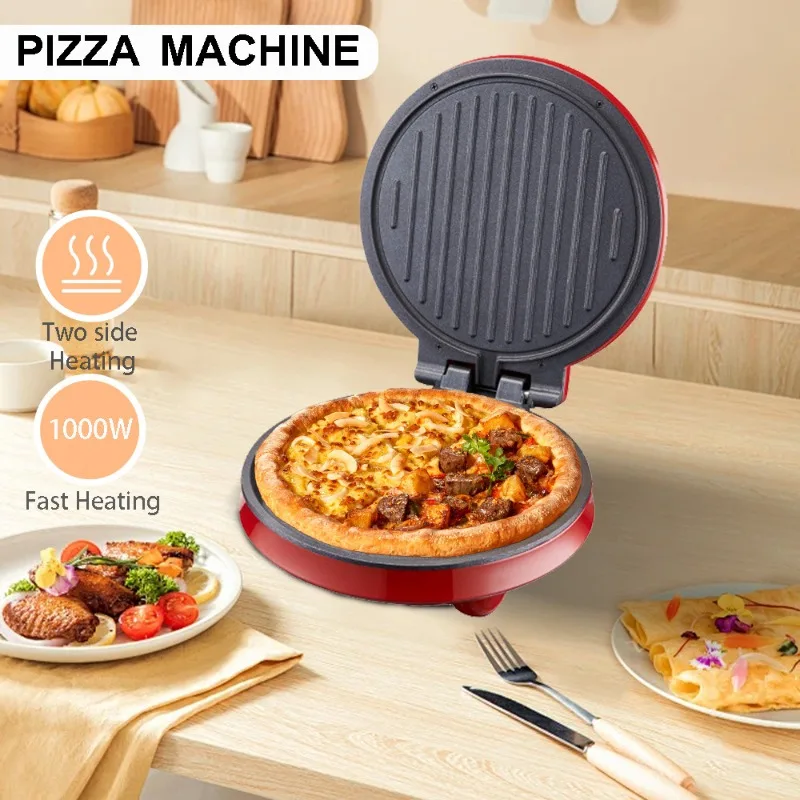 Sandwich Press Grill - 110V Electric Pizza Machine, Double-sided Heating