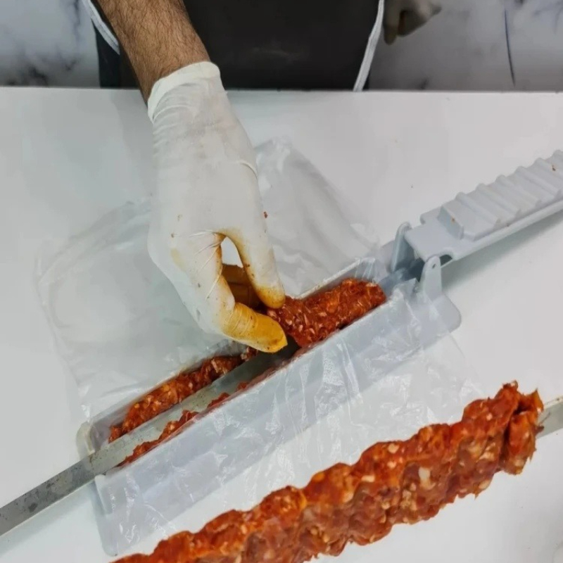 Sandwich Press Grill - Single Row Kebab Maker Bbq Meat