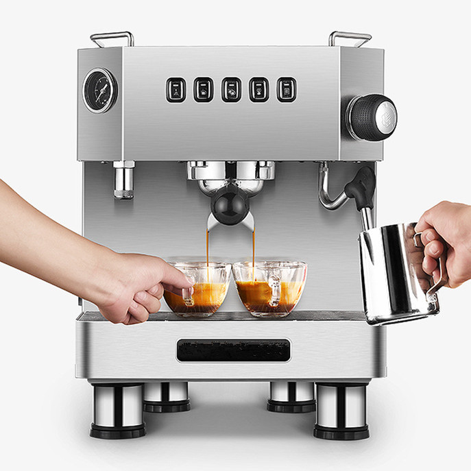 Espresso Machine Semi Auto - Classic Italian Semi Auto Cafetera Milk