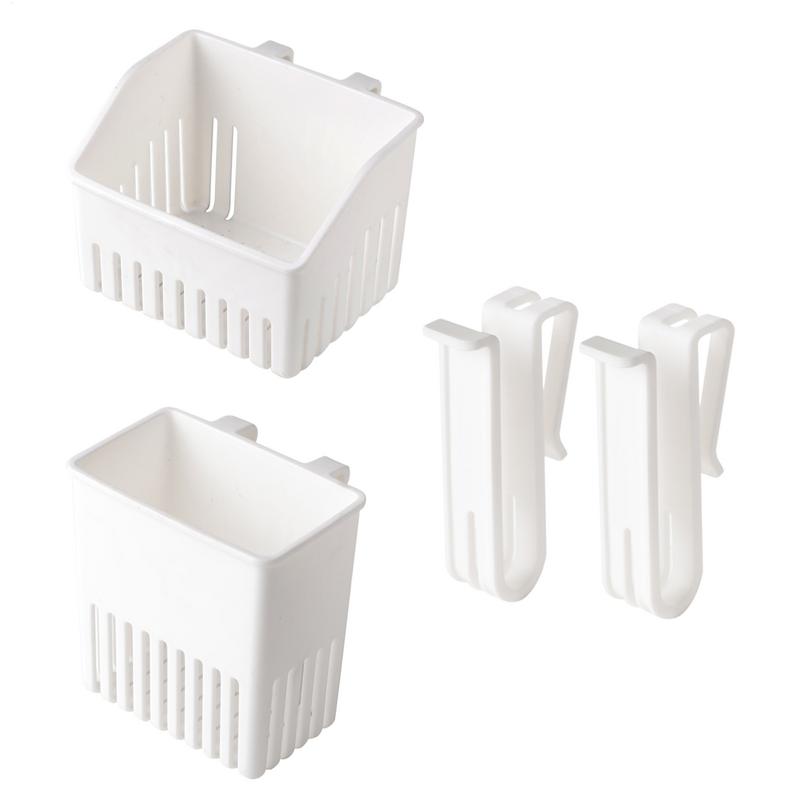 Kitchen Appliances Storage - Silverware Drying Basket Wall Hanging Kitchen