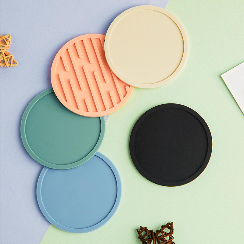 Kitchen Appliances Rack - Food Grade Silicone Cup Coaster Tabletop