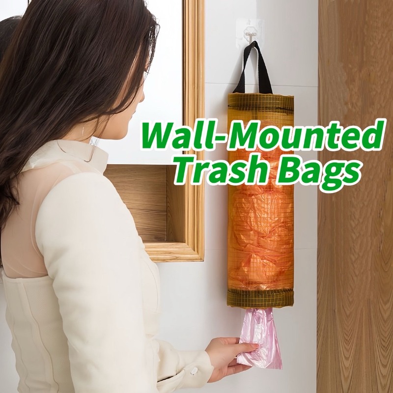 Kitchen Appliances Storage - Home Grocery Bag Holder Wall Mount