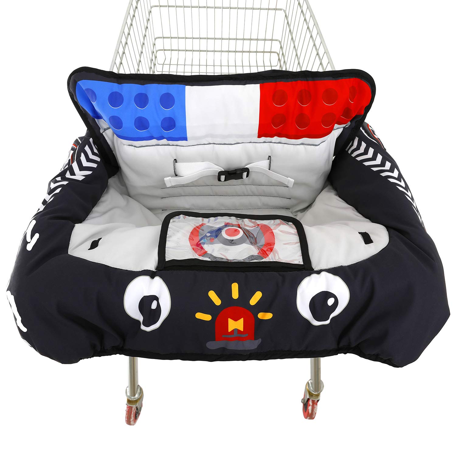 Kitchen Appliances Rack - Cartoon Car Baby Shopping Cart Cover,