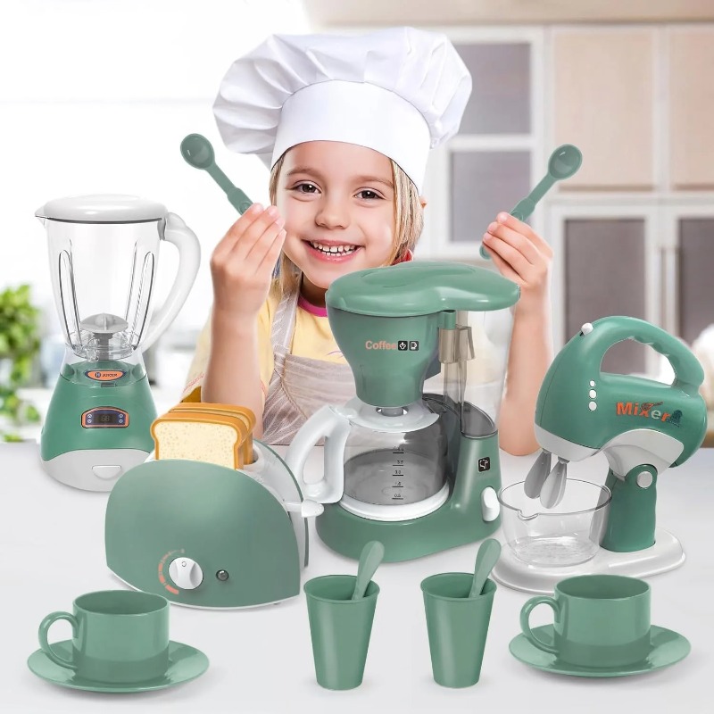 Kitchen Appliances For Gift - Pretend Play Kitchen Appliances Toy with