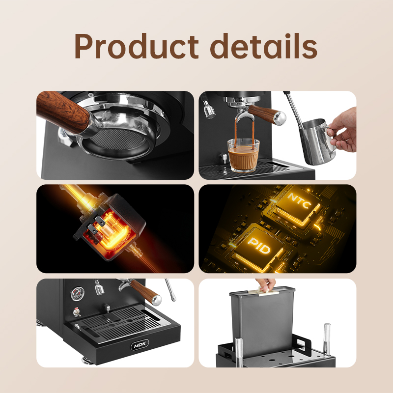 MDK Commercial Espresso Maker  - Espresso Machine Semi Auto recension och pris