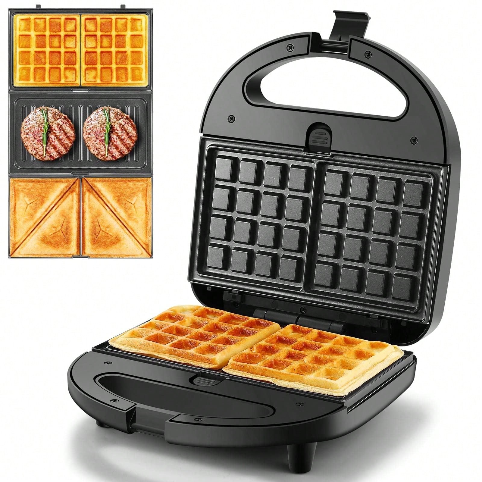 3-In-1 Sandwich Waffle Maker 7 - Sandwich Press Grill recension och pris