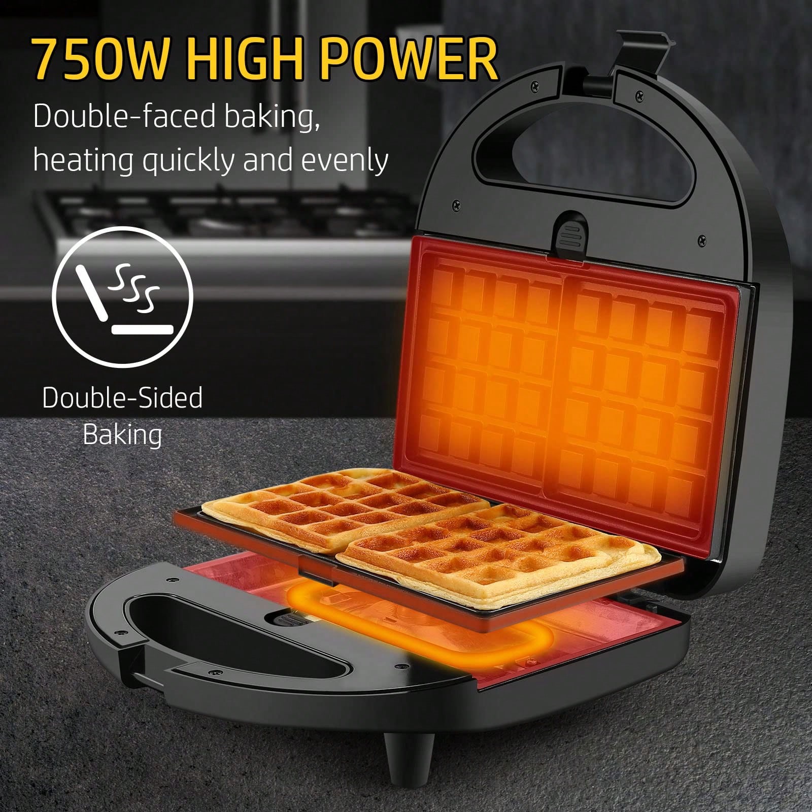 3-In-1 Sandwich Waffle Maker 7 - Sandwich Press Grill recension och pris