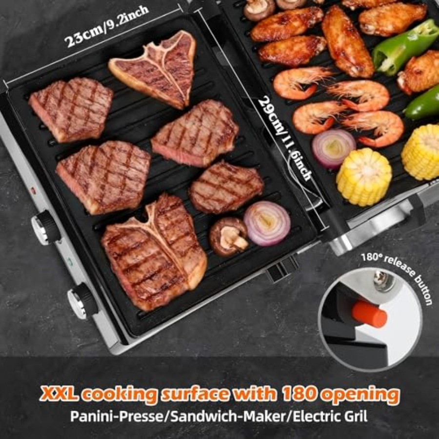 Panini Press Sandwich Maker wi - Sandwich Press Grill recension och pris