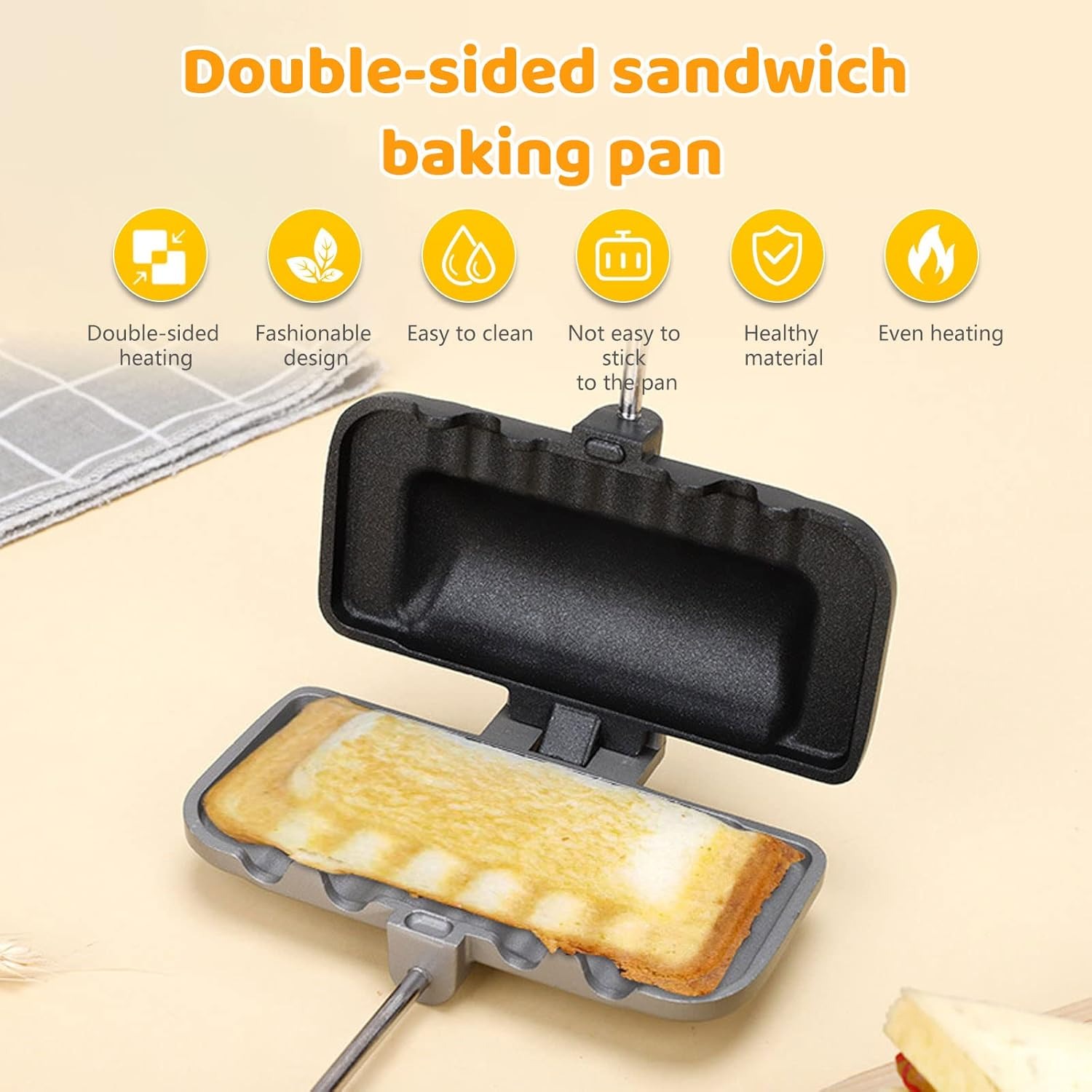 Hot Sandwich Maker, 4w1h Sandw - Sandwich Press Grill recension och pris