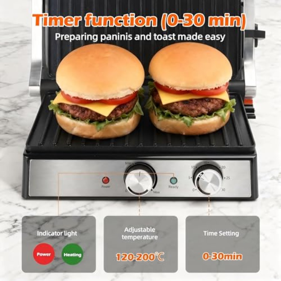 Panini Press Sandwich Maker wi - Sandwich Press Grill recension och pris
