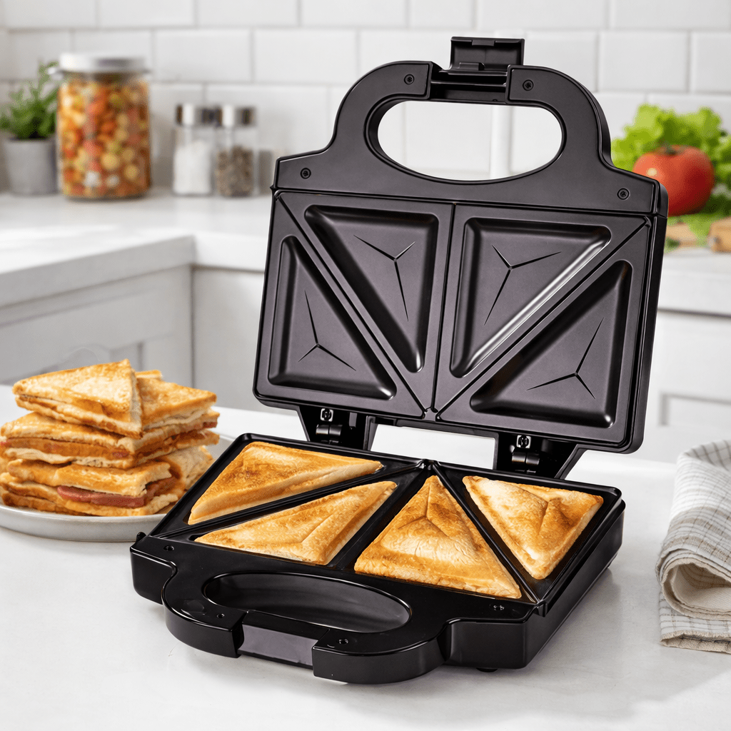 2-in-1 750W Fast Heating Sandw - Sandwich Press Grill recension och pris
