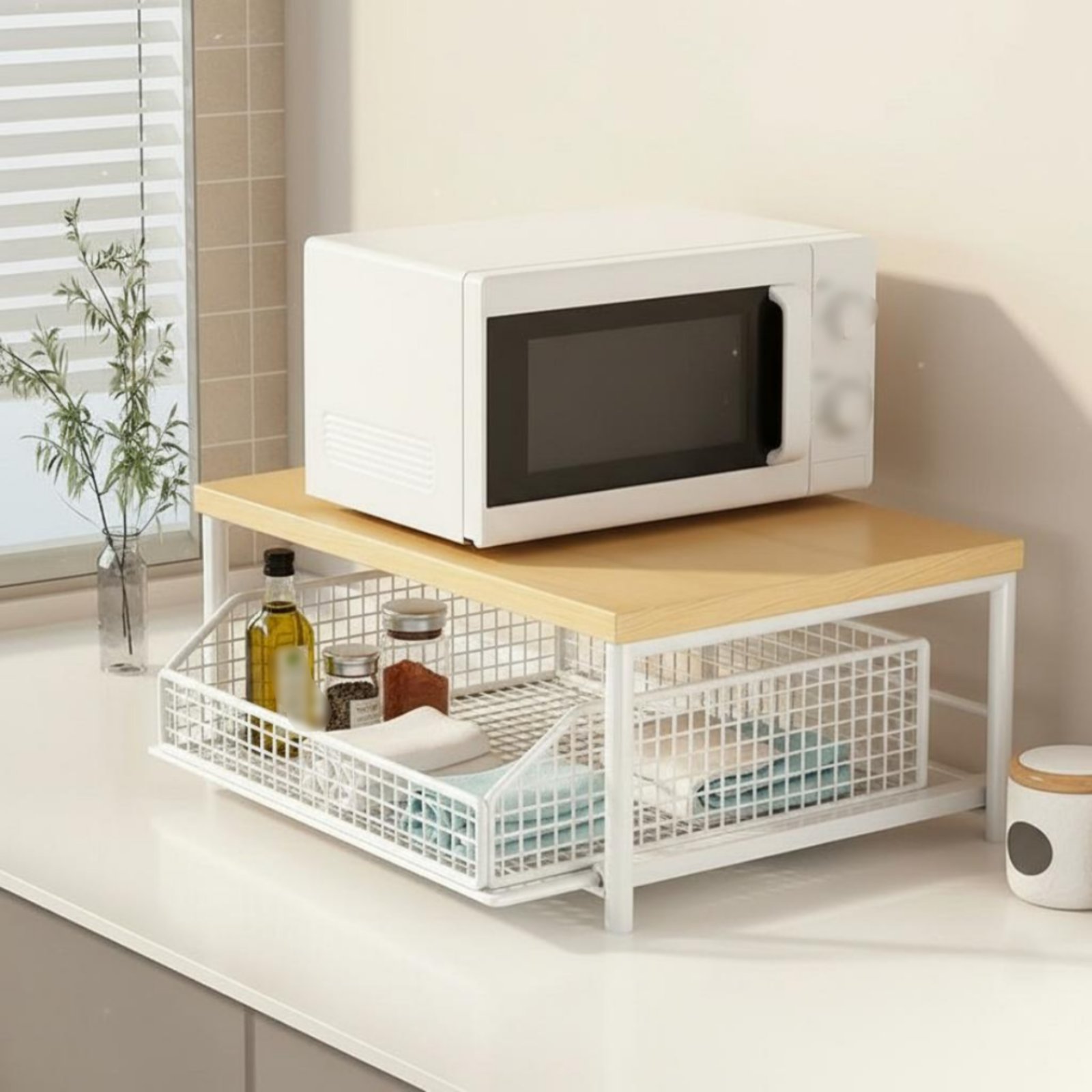 2-Tier Kitchen Counter Rack Sp - Kitchen Appliances Rack recension och pris