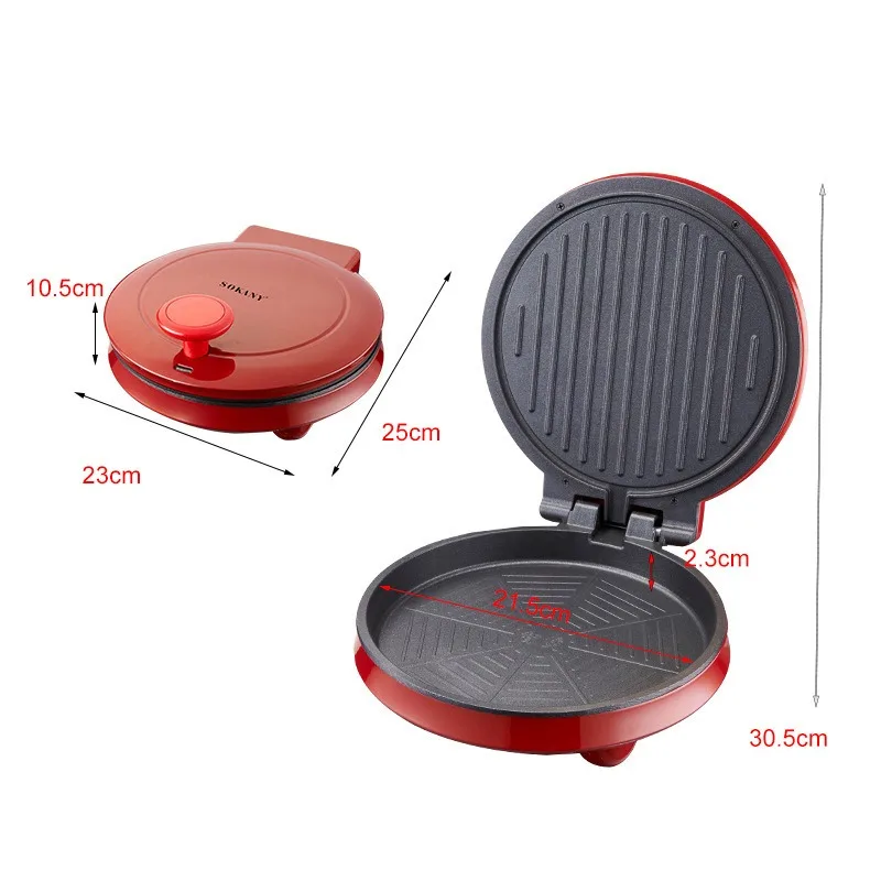 110V Electric Pizza Machine, D - Sandwich Press Grill recension och pris