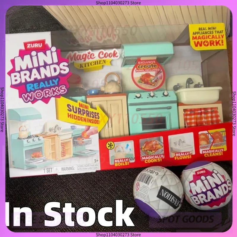 Mini Brands Magic Cook Kitchen - Kitchen Appliances For Gift recension och pris