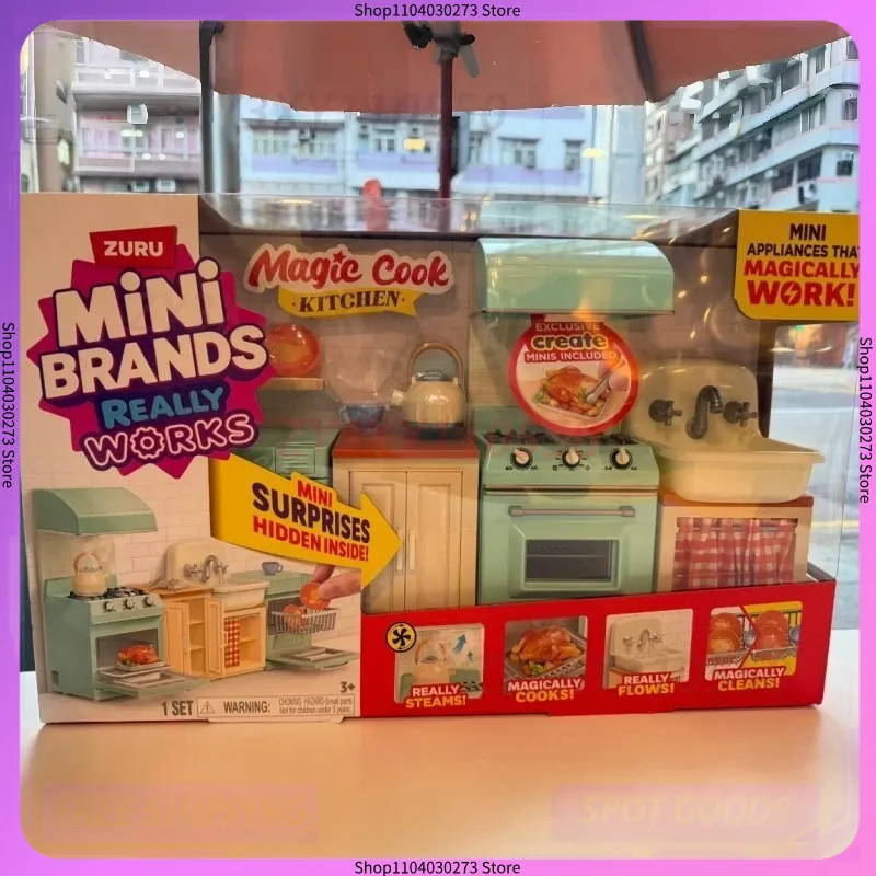 Mini Brands Magic Cook Kitchen - Kitchen Appliances For Gift recension och pris