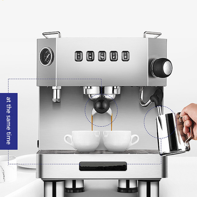 Classic Italian Semi Auto Cafe - Espresso Machine Semi Auto recension och pris