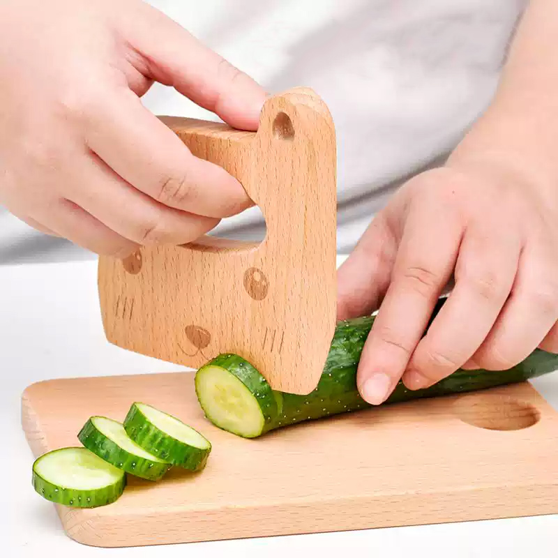 Wooden Kids Knife for Cooking  - Kitchen Appliances Set recension och pris