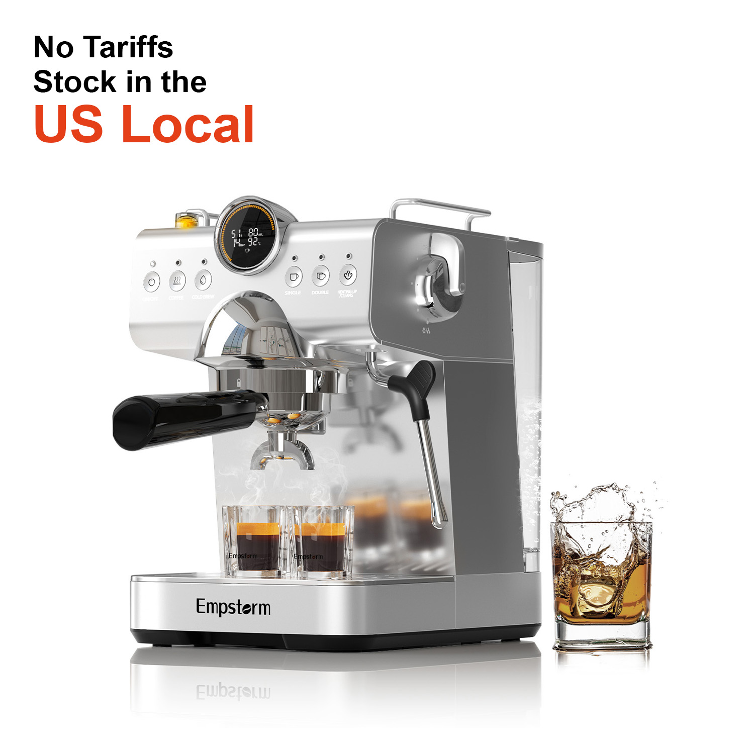 Empstorm CB1  Electric Modern  - Espresso Machine Semi Auto recension och pris