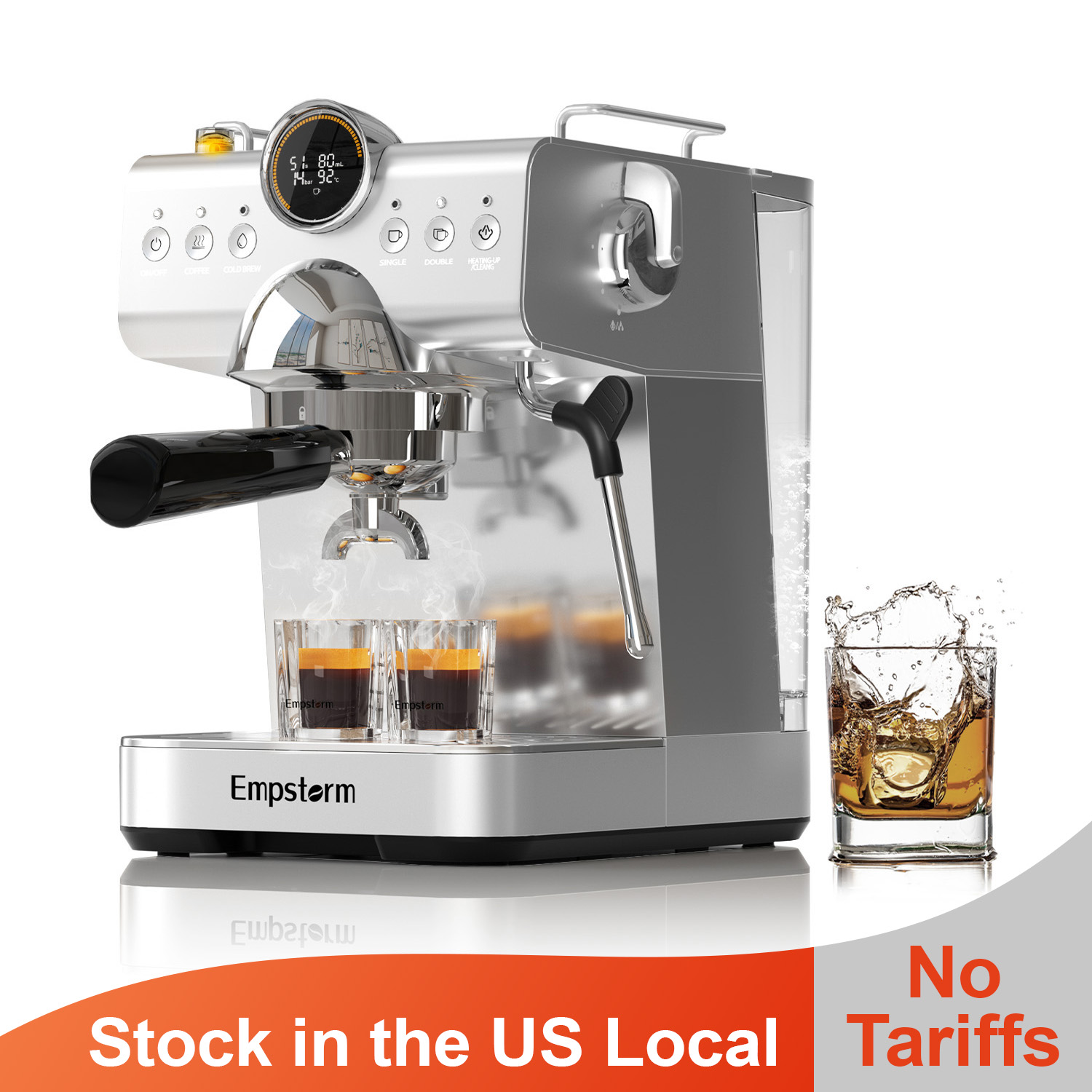Empstorm CB1  Electric Modern  - Espresso Machine Semi Auto recension och pris