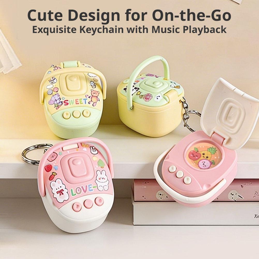 Cute Mini Rice Cooker Keychain - Kitchen Appliances For Gift recension och pris