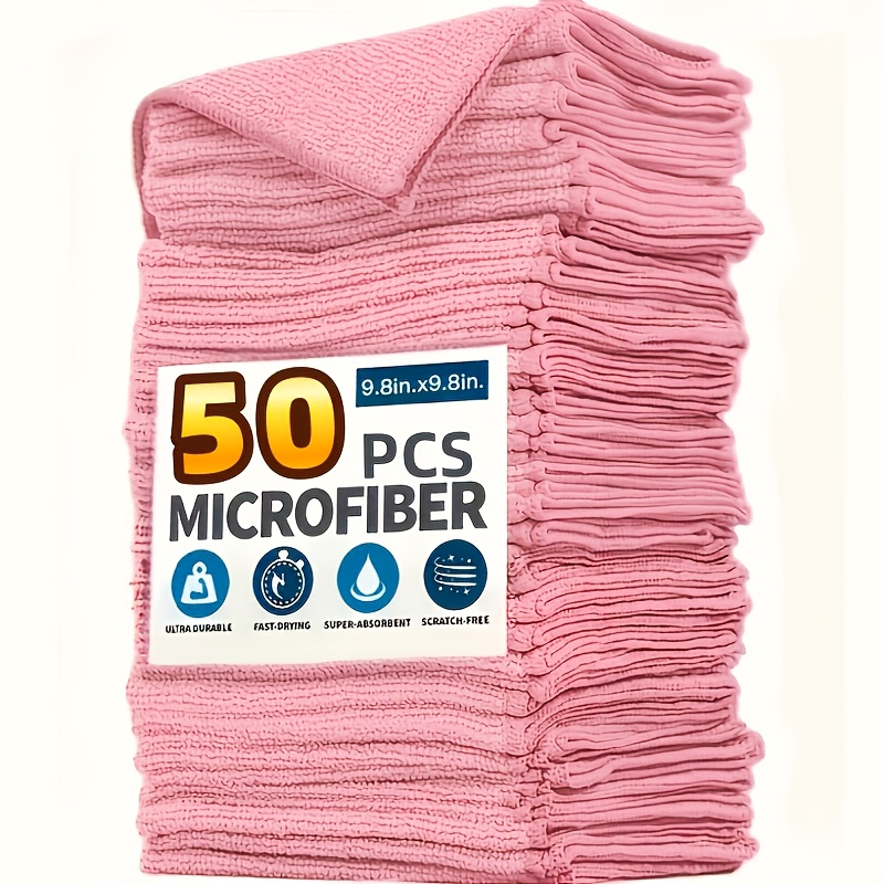 1-50Pcs Light Pink Microfiber  - Kitchen Appliances Set recension och pris
