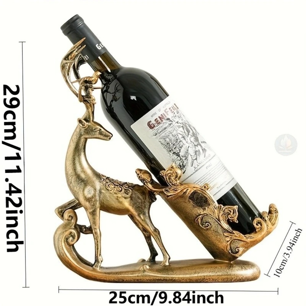 Reindeer Wine Bottle Holder Mo - Kitchen Appliances Rack recension och pris