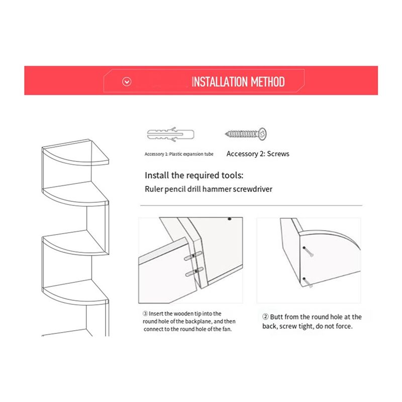 ABUL-Corner Shelf Corner Corne - Kitchen Appliances Cabinet recension och pris