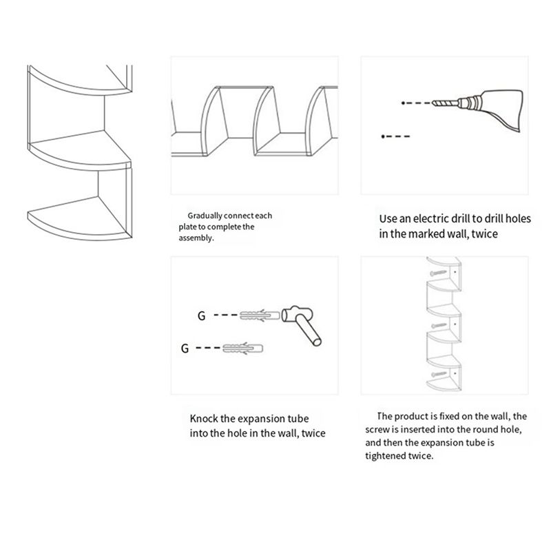 ABUL-Corner Shelf Corner Corne - Kitchen Appliances Cabinet recension och pris