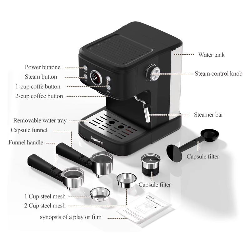 Semi-Auto Espresso Coffee Mach - Espresso Machine Semi Auto recension och pris