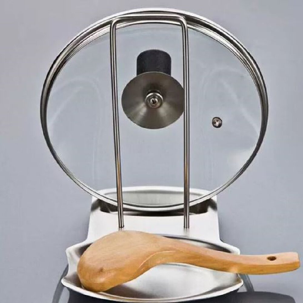 Stainless Steel Pot Lid Holder - Kitchen Appliances Storage recension och pris