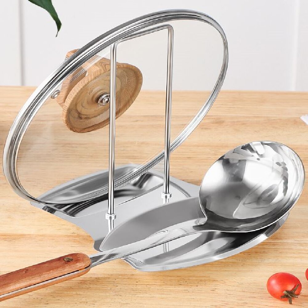 Stainless Steel Pot Lid Holder - Kitchen Appliances Storage recension och pris