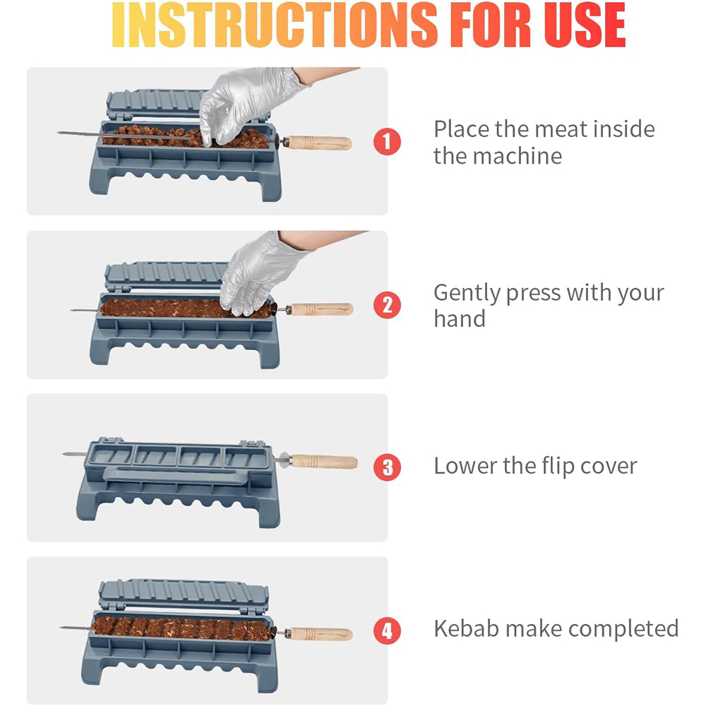 LMETJMA Large Kebab Maker Pres - Sandwich Press Grill recension och pris