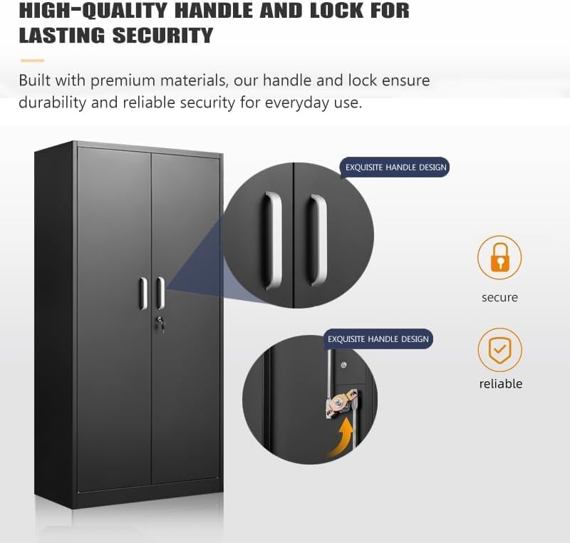 Metal Storage Cabinet With Adj - Kitchen Appliances Cabinet recension och pris