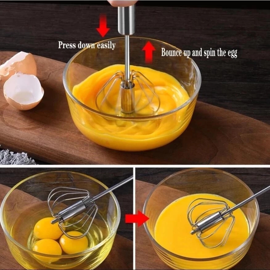 1/3pcs Stainless Steel Egg Bea - Kitchen Appliances Unit recension och pris
