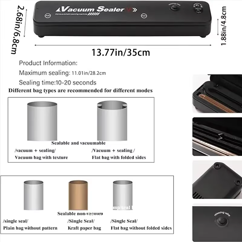 2026 High Quality Vacuum Seale - Kitchen Appliances Storage recension och pris