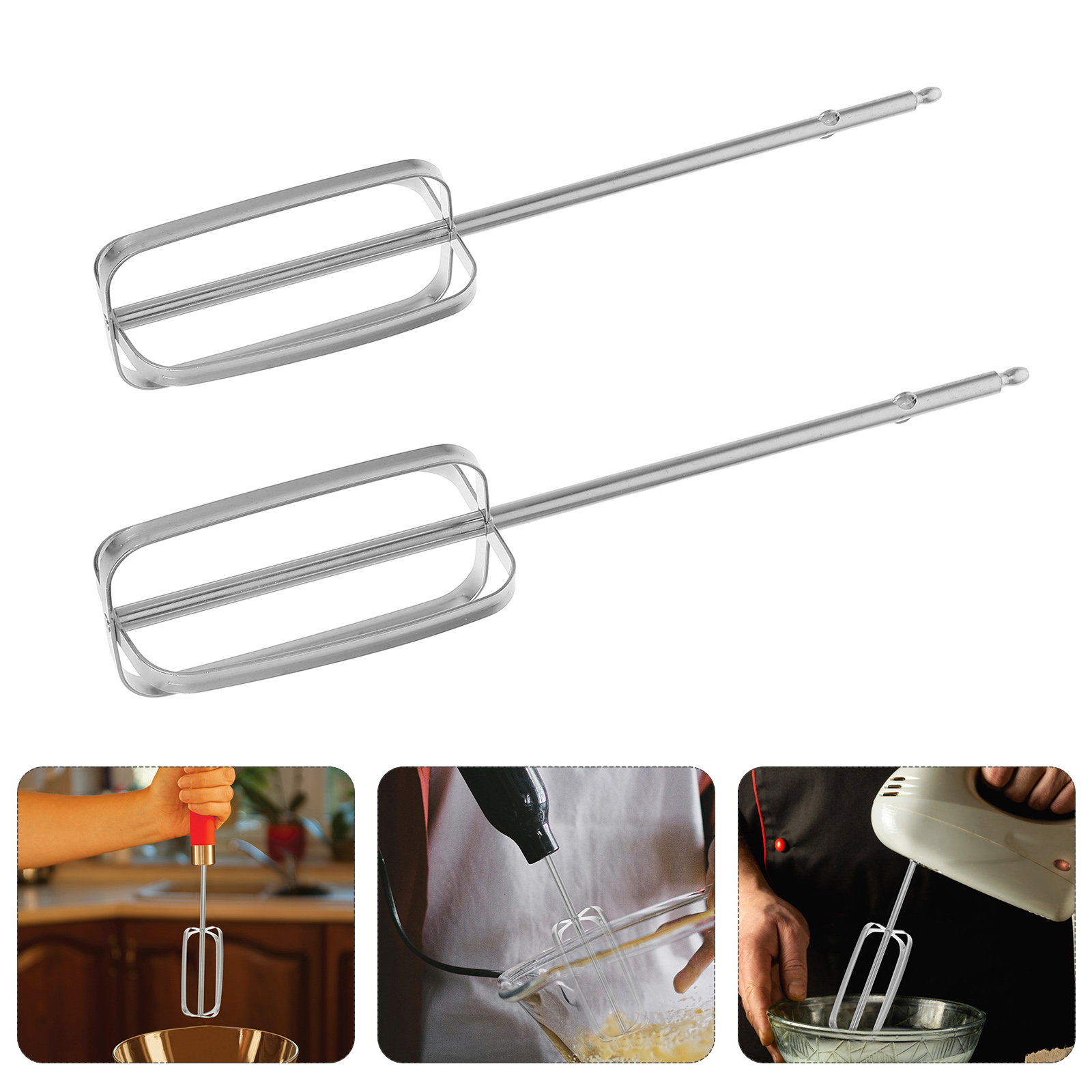 2 Pcs Stainless Steel Hand Mix - Kitchen Appliances Unit recension och pris