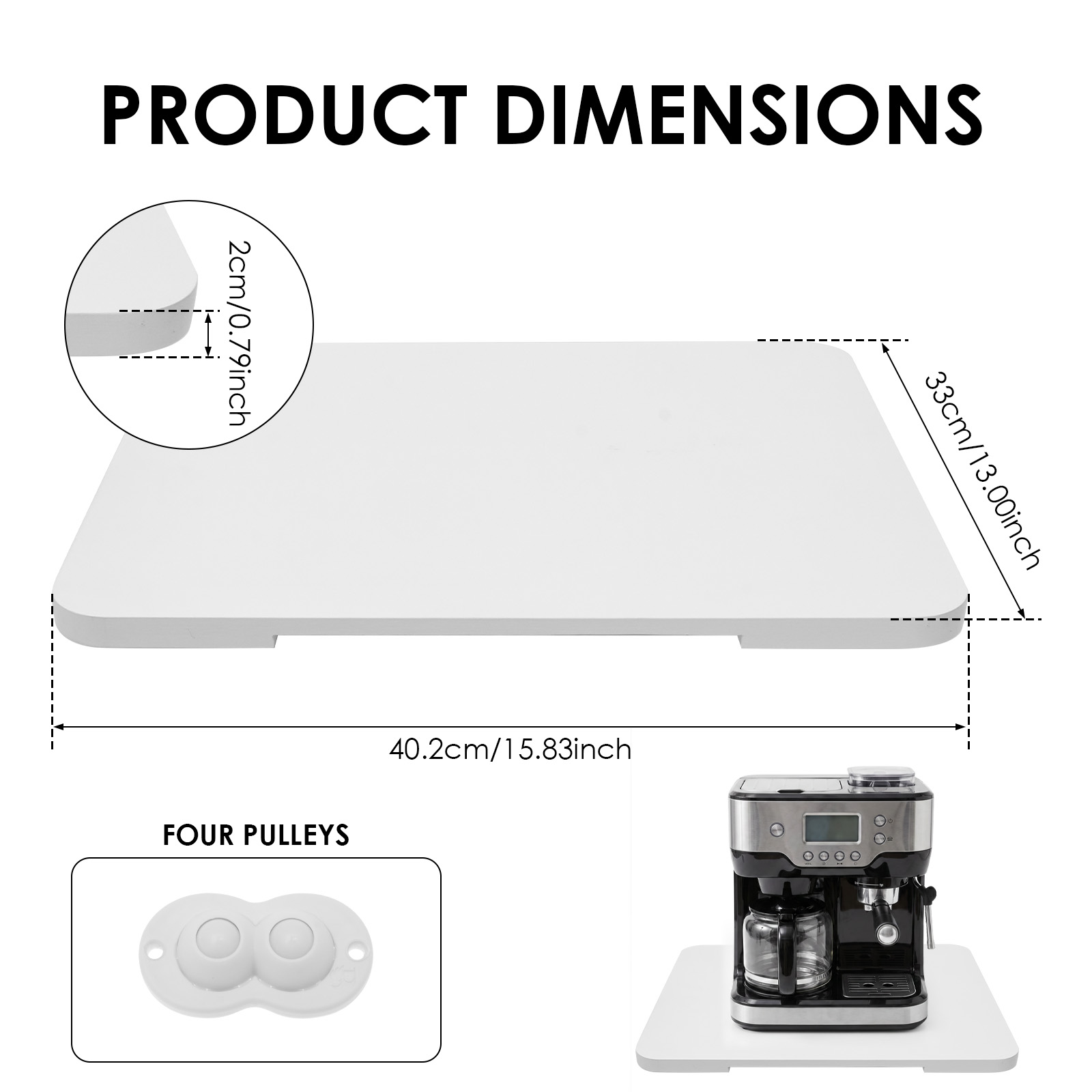 Kitchen Appliance Sliding Tray - Kitchen Appliances Storage recension och pris