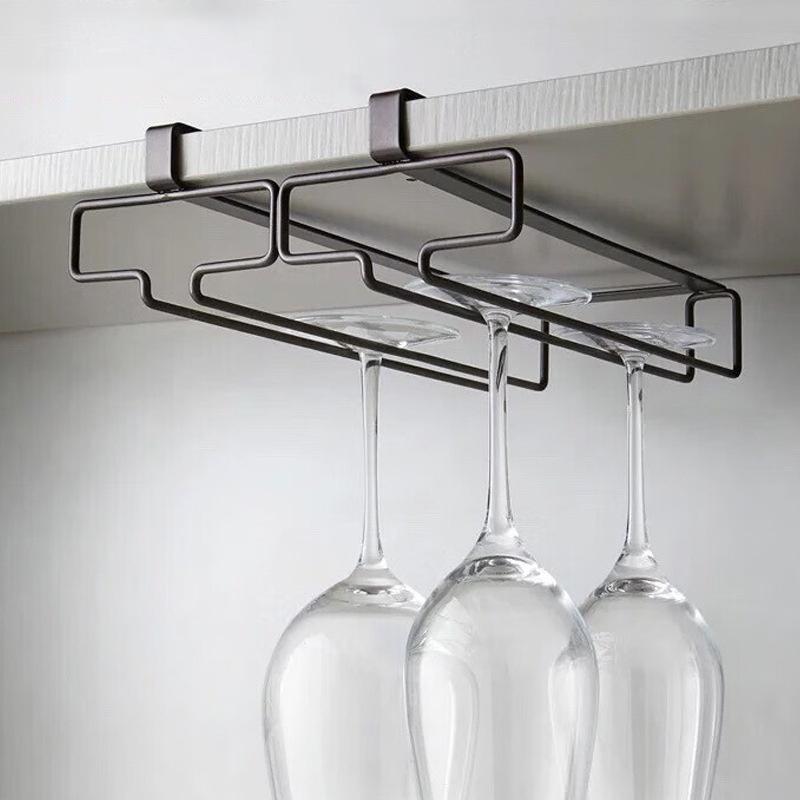No Drilling Metal Wine Glass H - Kitchen Appliances Rack recension och pris