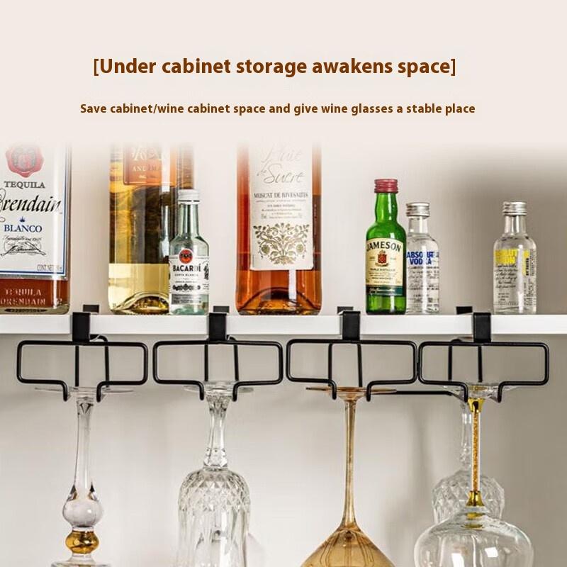 No Drilling Metal Wine Glass H - Kitchen Appliances Rack recension och pris