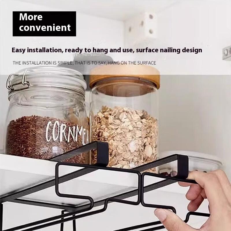 No Drilling Metal Wine Glass H - Kitchen Appliances Rack recension och pris